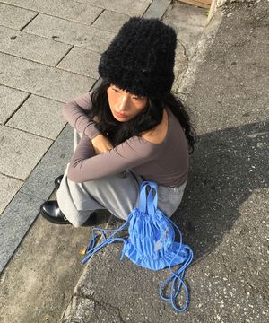 CREASE 2WAY BACKPACK MINI - BLUE