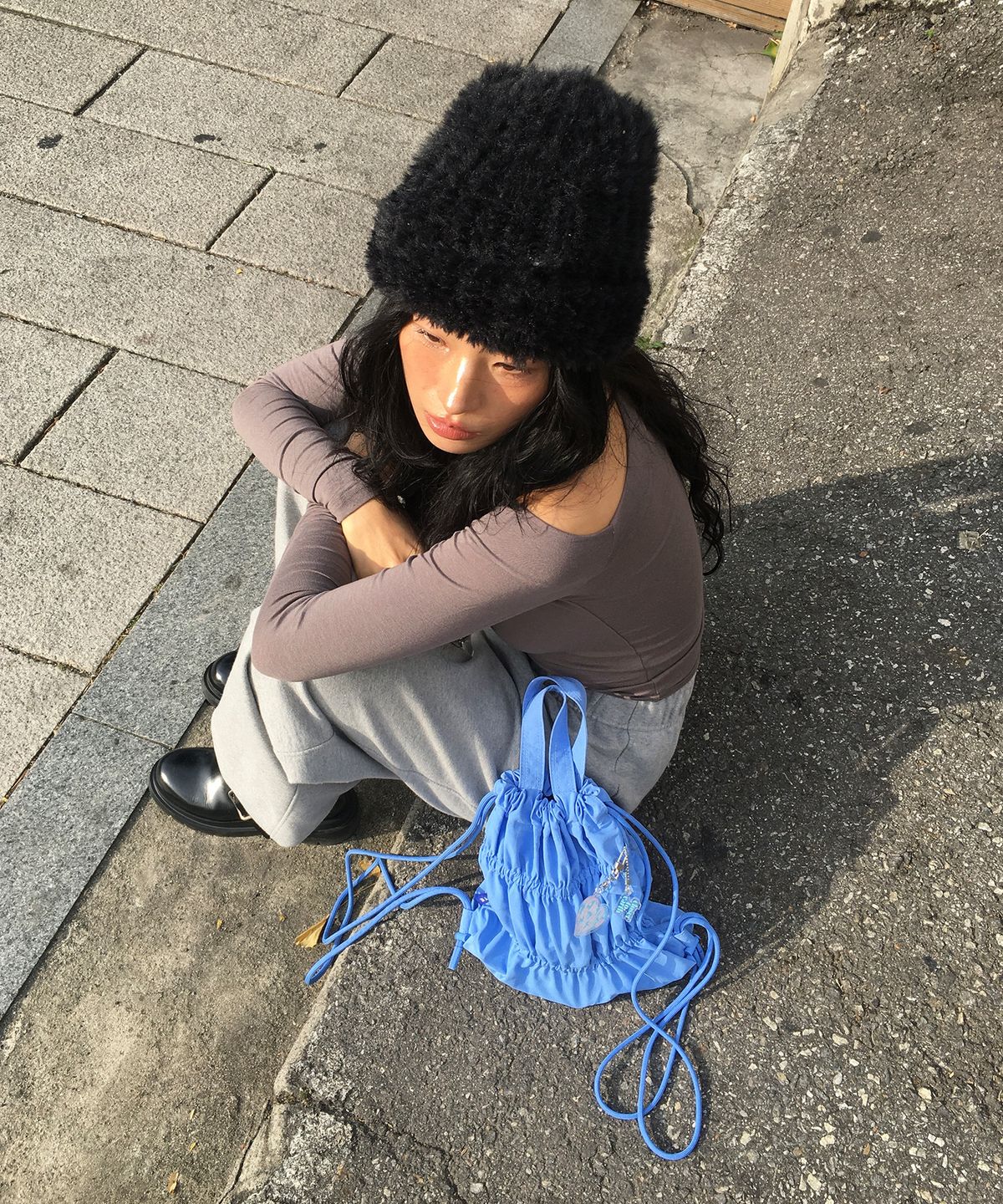 클로트(CLOTE) CREASE 2WAY BACKPACK MINI - BLUE