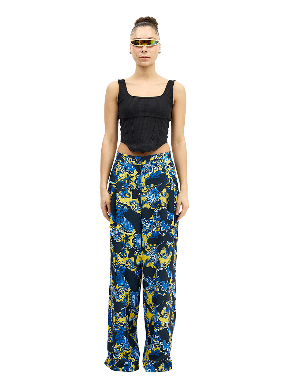 그리디어스(GREEDILOUS) Paisley Wide- fit Pants