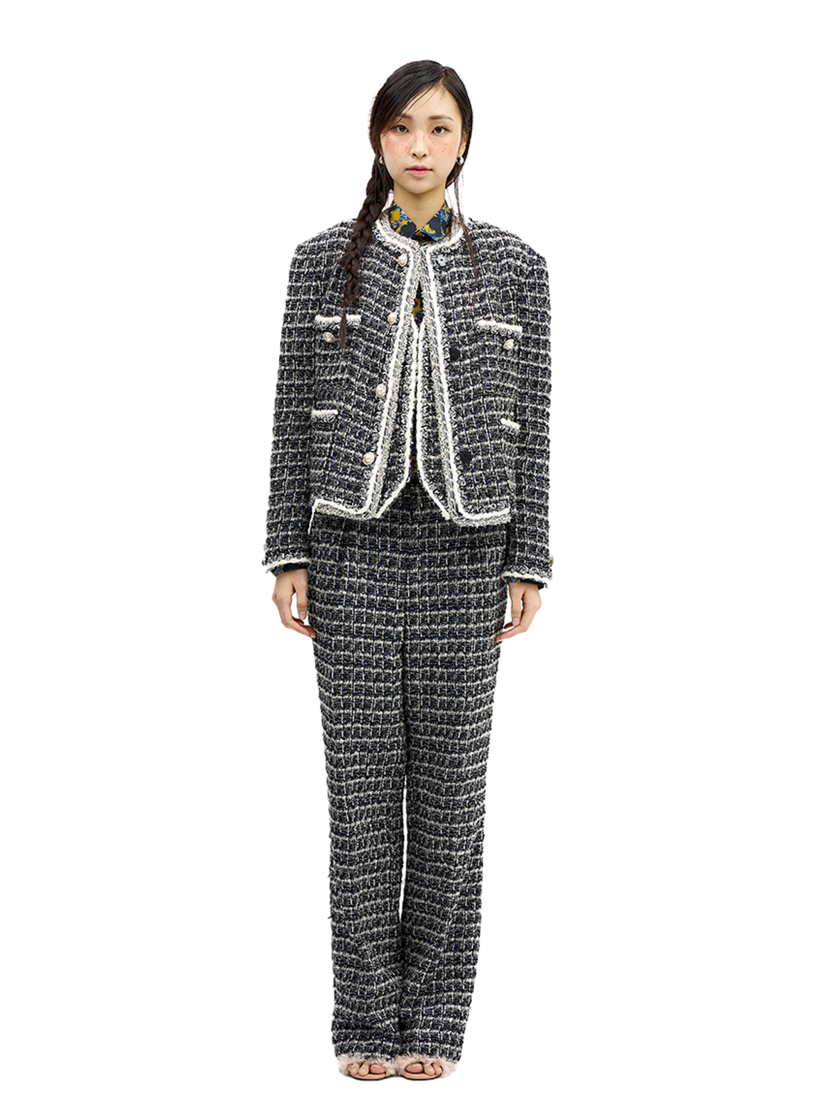 그리디어스(GREEDILOUS) Tweed Jacket