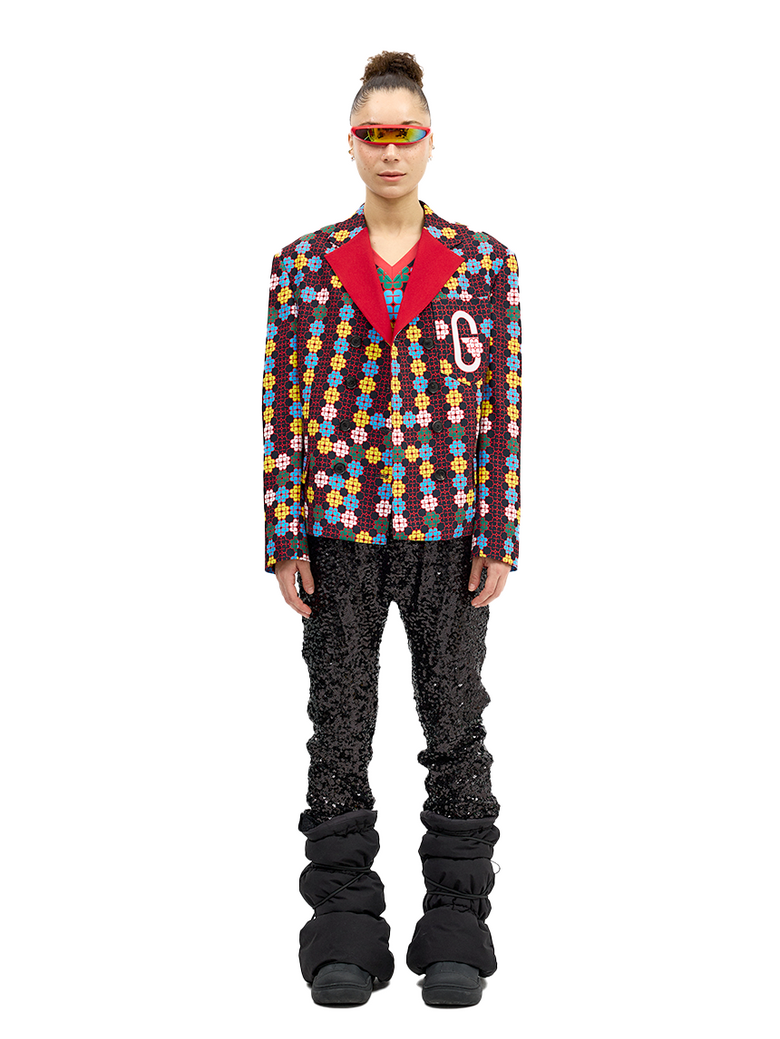 G Flower Monogram Jacket