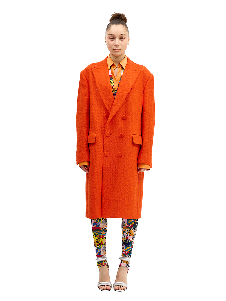 Double Breasted Wool Coat