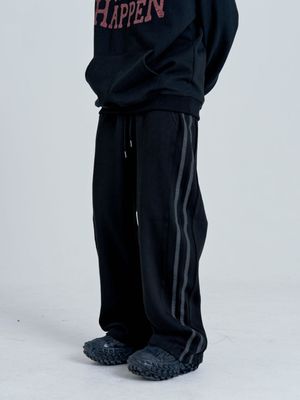 리플렉트 와이드 팬츠 (Black)