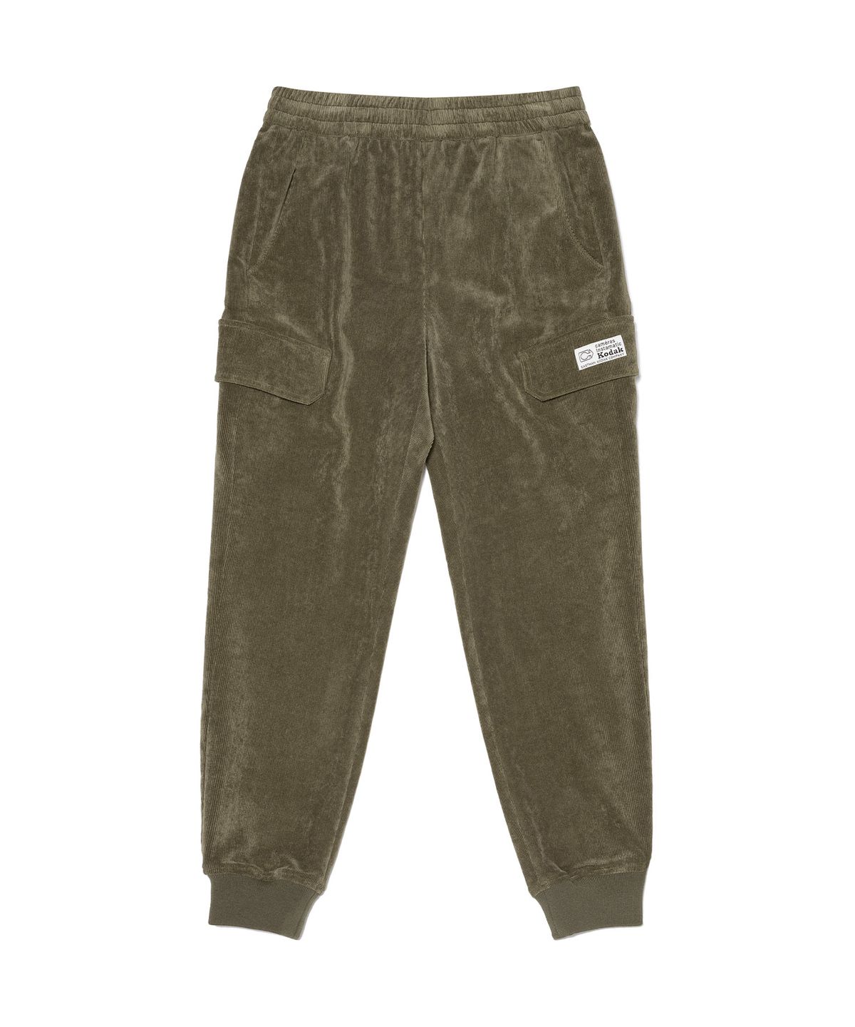 코닥(KODAK) 코듀로이 레귤러핏 카고 조거 팬츠 KHAKI