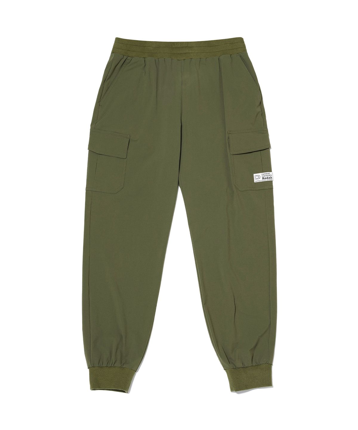 코닥(KODAK) 기모 레귤러핏 카고 조거 팬츠 KHAKI