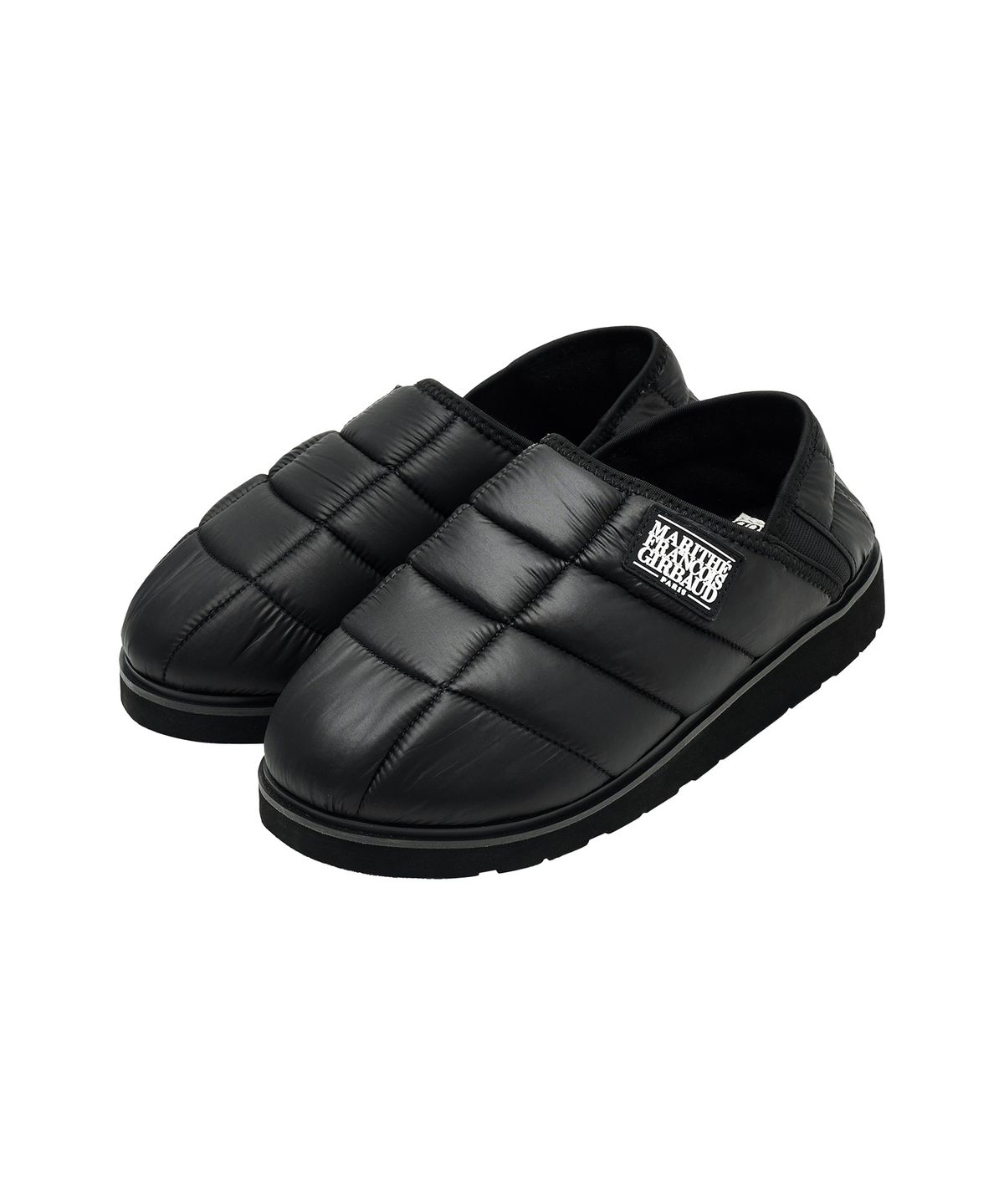 마리떼 프랑소와 저버(MARITHÉ + FRANҪOIS GIRBAUD) CLASSIC LOGO PADDING MULE black