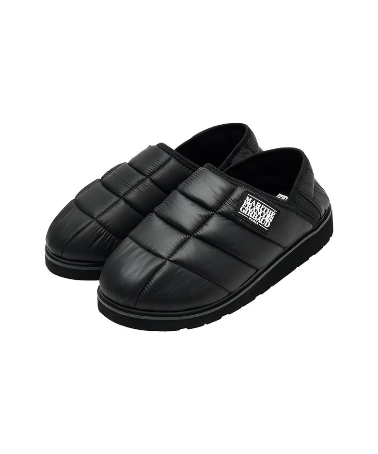 CLASSIC LOGO PADDING MULE black