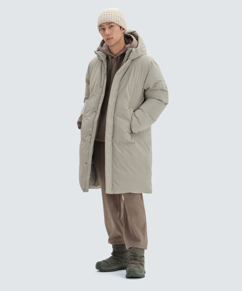 시티캠퍼 롱 다운 자켓 (S24WMGDJ66) Beige Gray