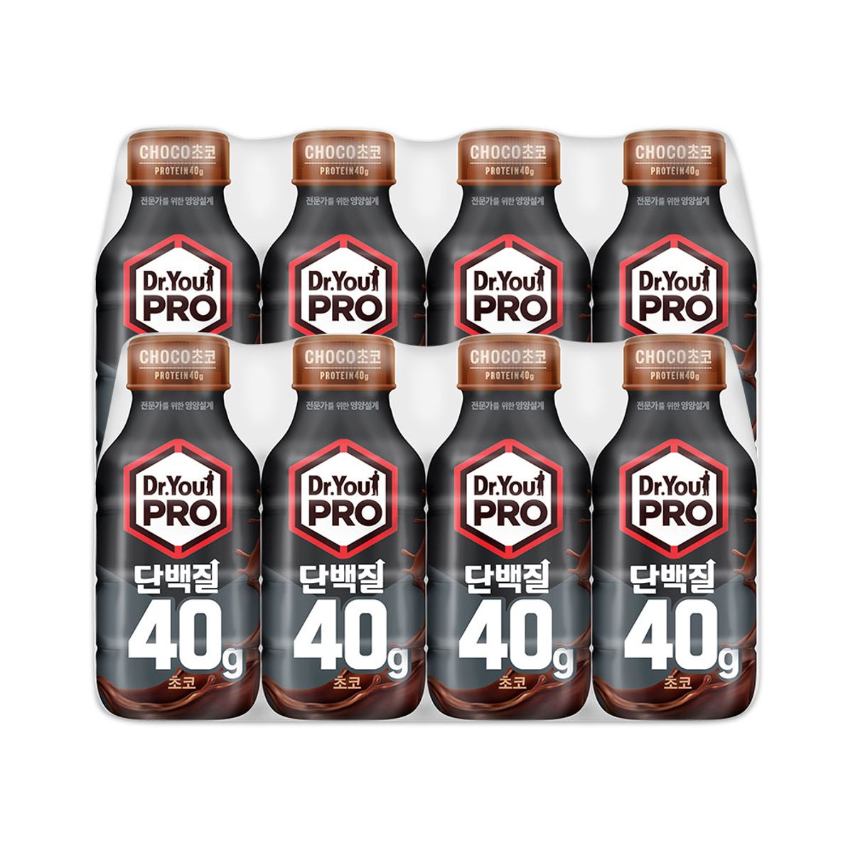 닥터유(DRYOU) 오리온 닥터유프로 단백질드링크 40g 초코(350ml) x 8팩