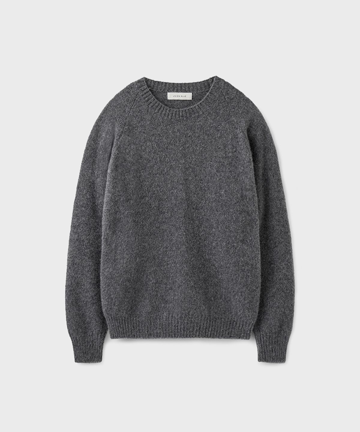 유니온블루(UNION BLUE) AURORA ALPACA KNIT [MELANGE GRAY]