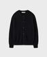 AURORA ALPACA CROP CARDIGAN [BLACK]