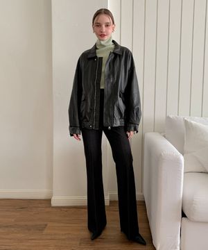 Pocket High Waist Bootcut Pants