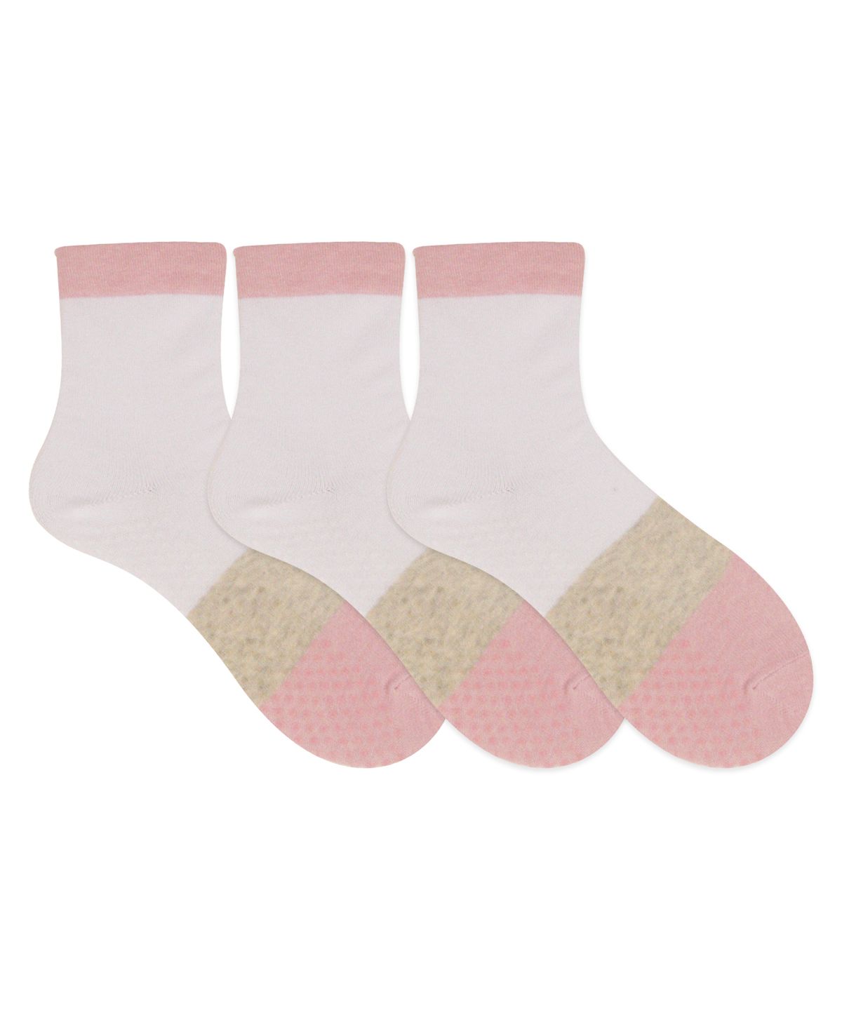양말샵(YAANGMALSHOP) 여성 미끄럼방지 중목 양말 3족