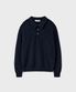 AURORA ALPACA POLO KNIT [DARK DENIM]