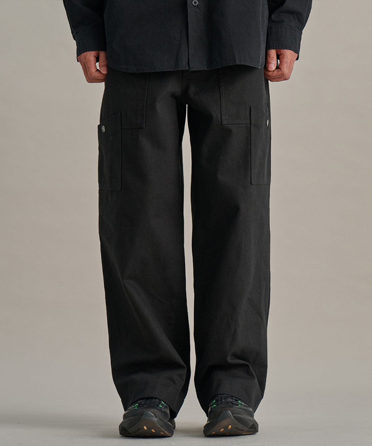 논타입(NONTYPE) FATIGUE CARGO PANTS (BLACK)
