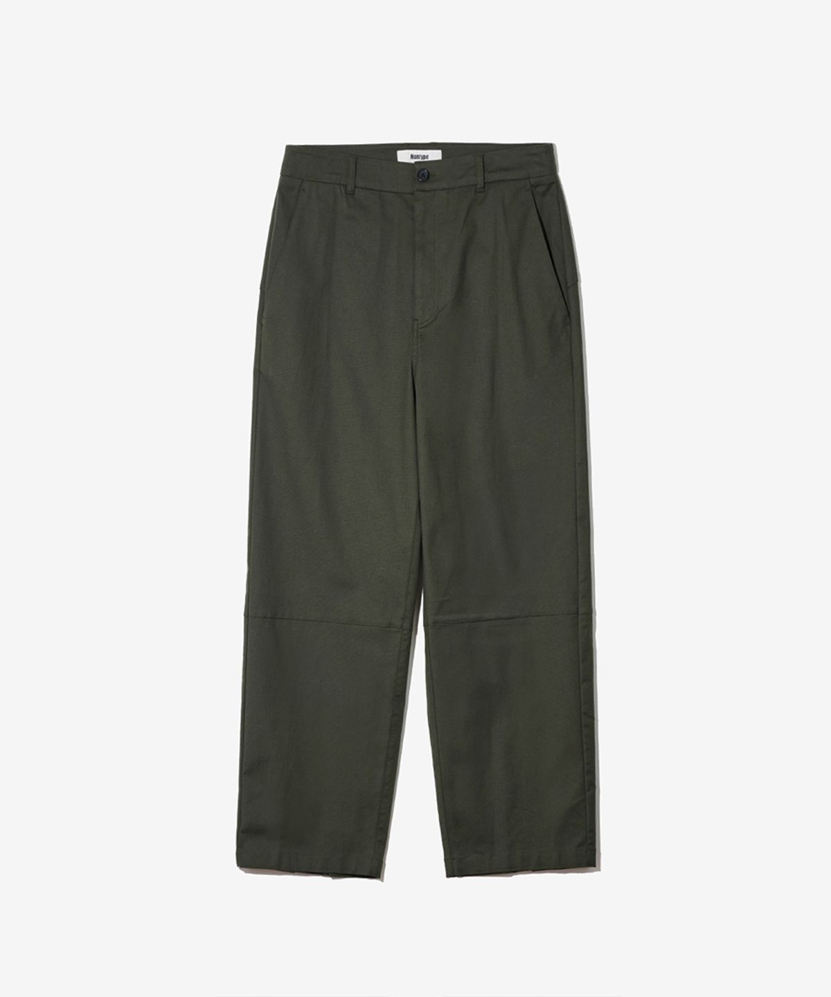 논타입(NONTYPE) ZIPPER HIDDEN PANTS (KHAKI)