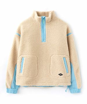 쉐르파 플리스 아노락 하프집업_BEIGE