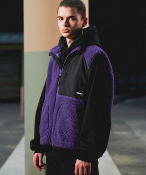 쉐르파 플리스 베스트_PURPLE