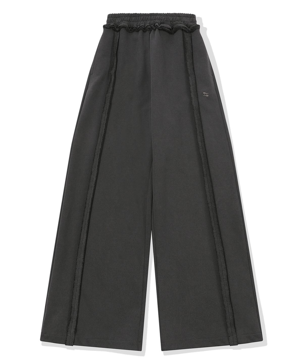 에피소드 언타이틀(EPISODE UNTITLED) PIGMENT OPEN-CUT SWEATPANTS_CHARCOAL