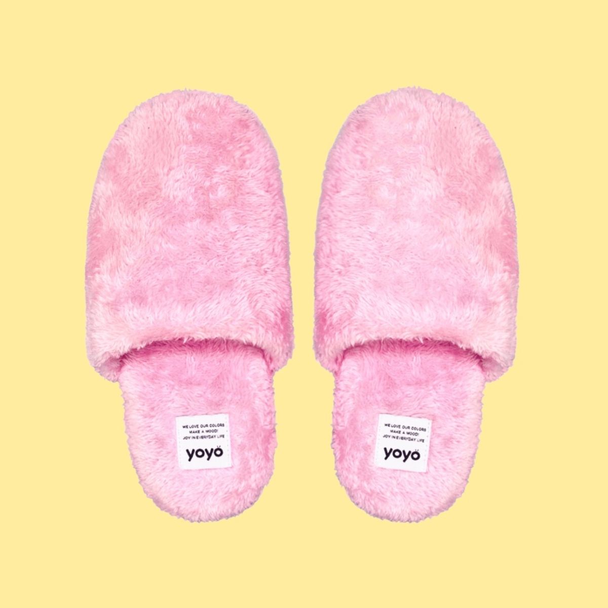 요요프로젝트(YOYOPROJECT) 폴리 룸슈즈 층간소음 방지 거실화(Light Pink)