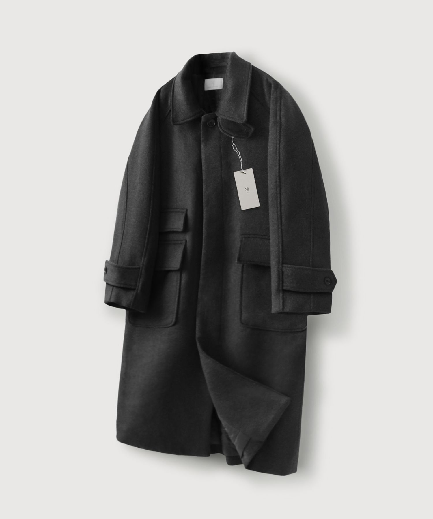 MUSINSA公式 | STANDARD MUSINSA LAND WOOL ウールブレンドオーバー 