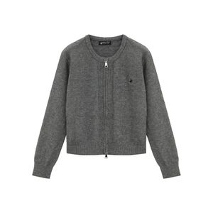 여성 베이직 투웨이 니트 집업 TK254