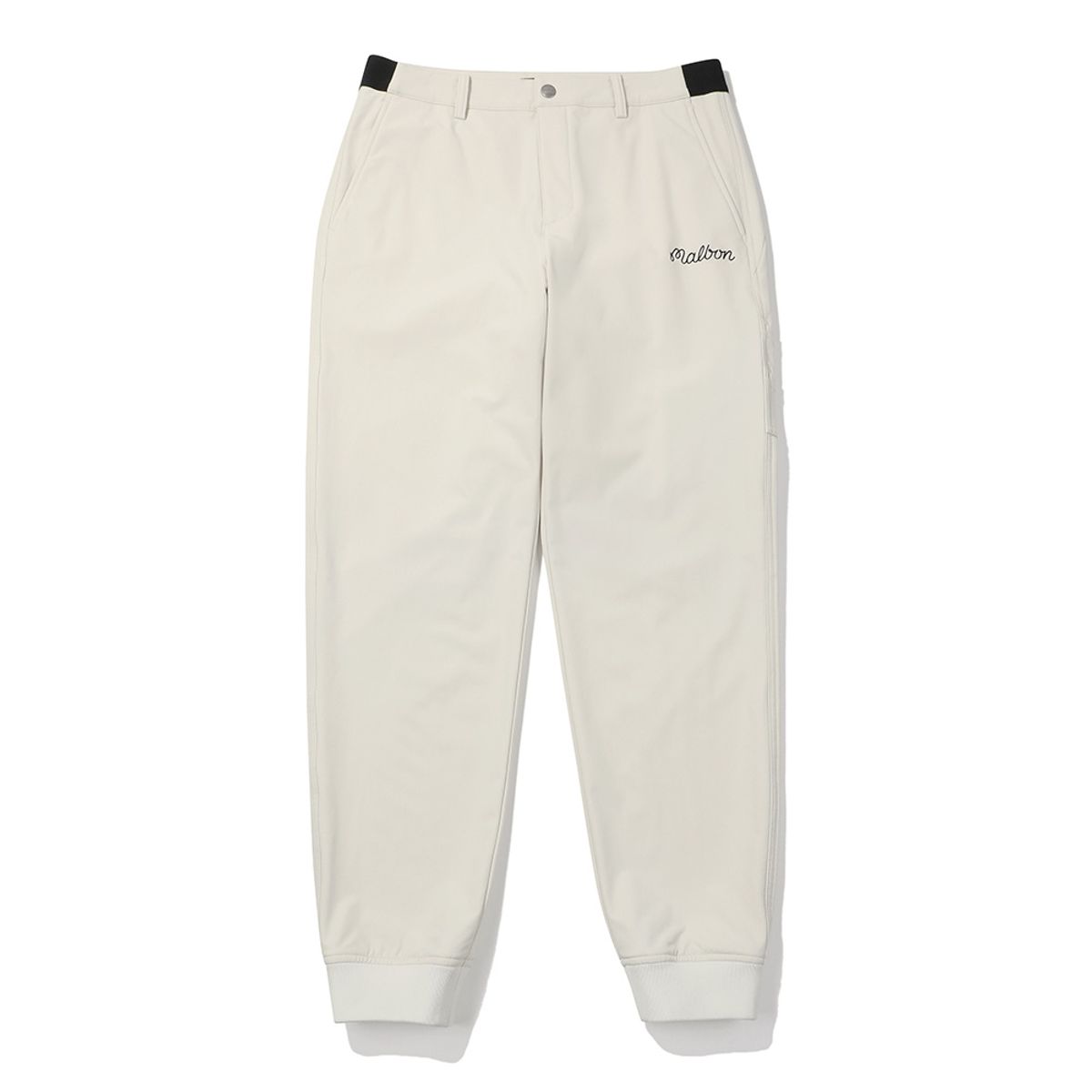 말본 골프(MALBON GOLF) 베이직 기모 조거팬츠 IVORY (MAN)