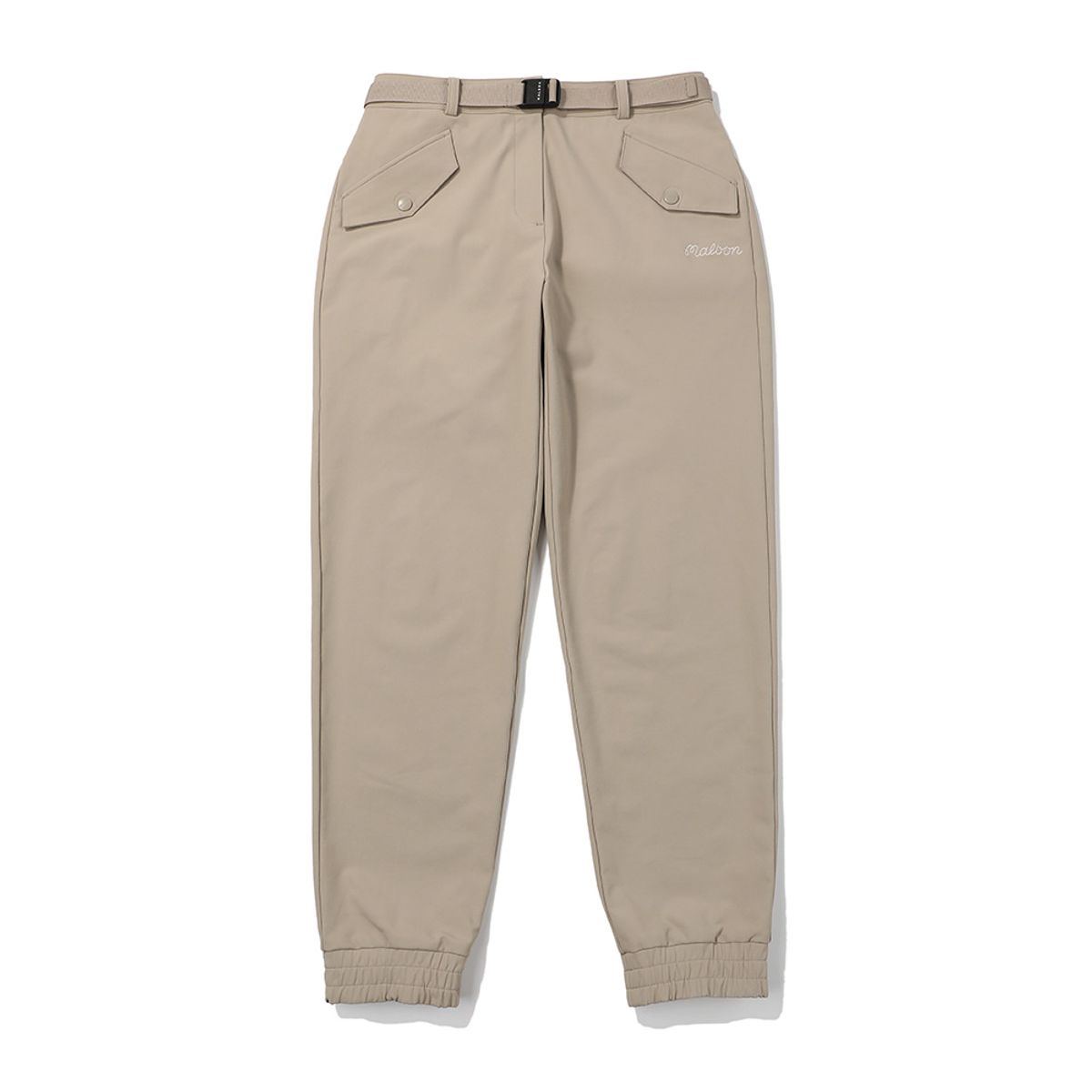말본 골프(MALBON GOLF) 볼 포켓 벨트 조거 팬츠 GREYISH BEIGE (WOMAN)