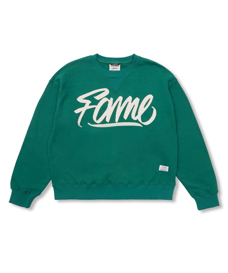 Fame Oversized Crewneck Green