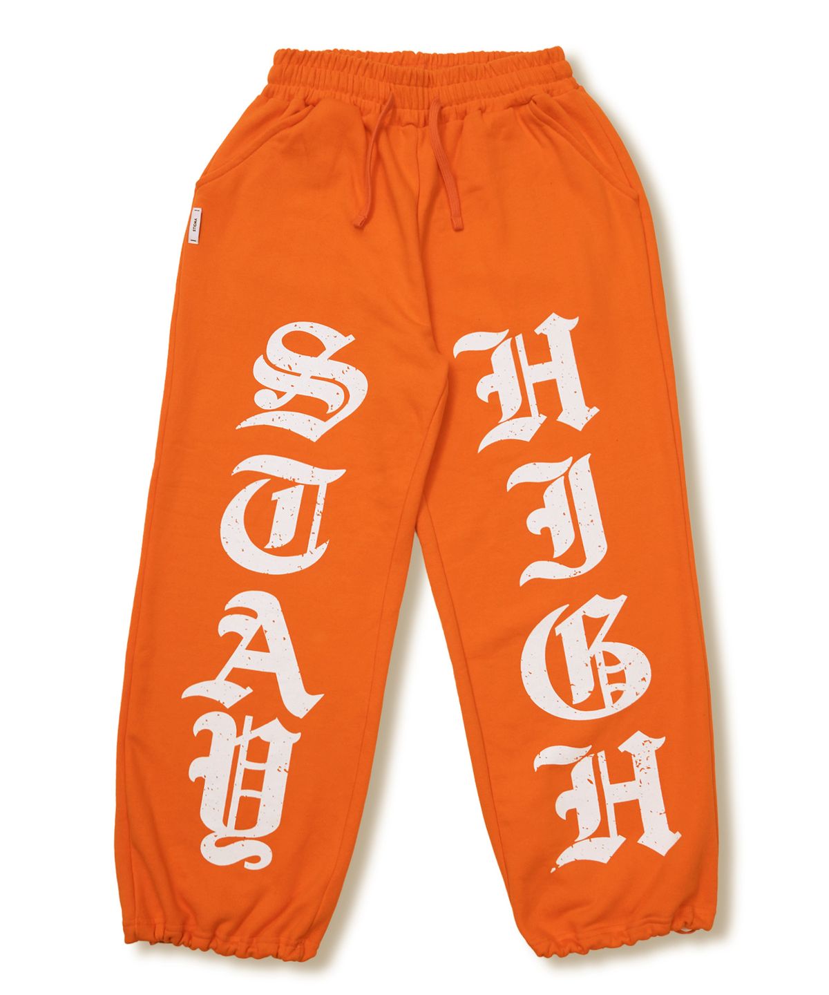 스티그마(STIGMA) Stay High Wide Jogger Pants Orange