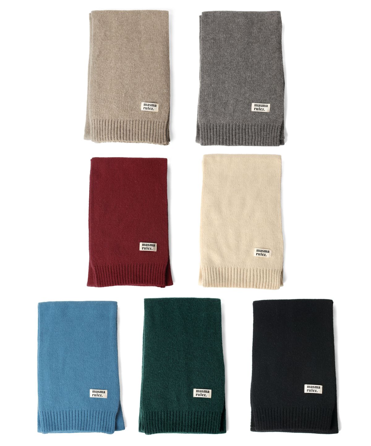마스마룰즈(MASMARULEZ) mama basic knit muffler_7colors