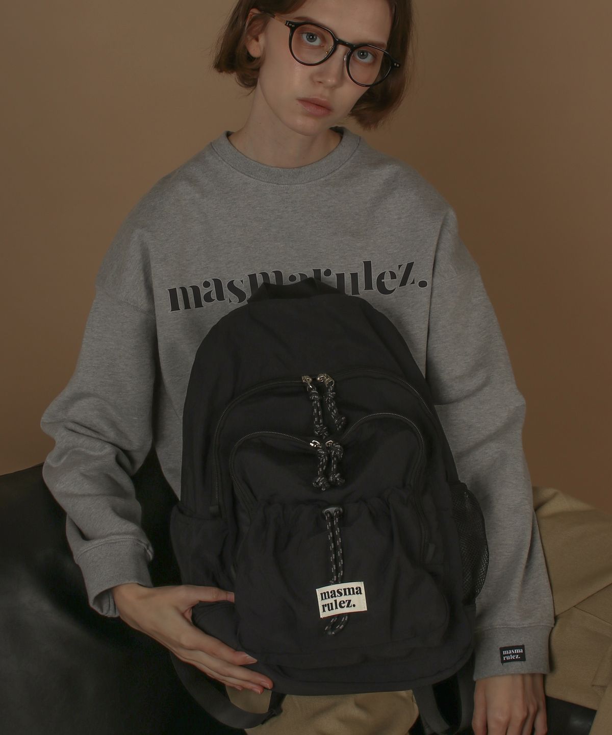 마스마룰즈(MASMARULEZ) Daily lightly backpack _ Black