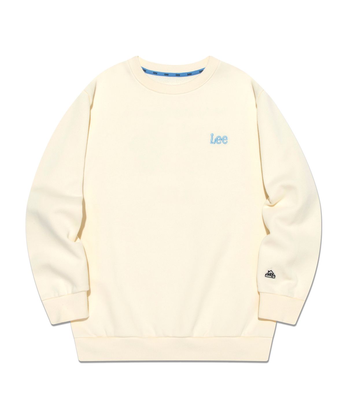 리 키즈(LEE KIDS) 카우보이 버디리 그래픽 레귤러핏 기모 스웨트셔츠 아이보리 LK2404CR41IV
