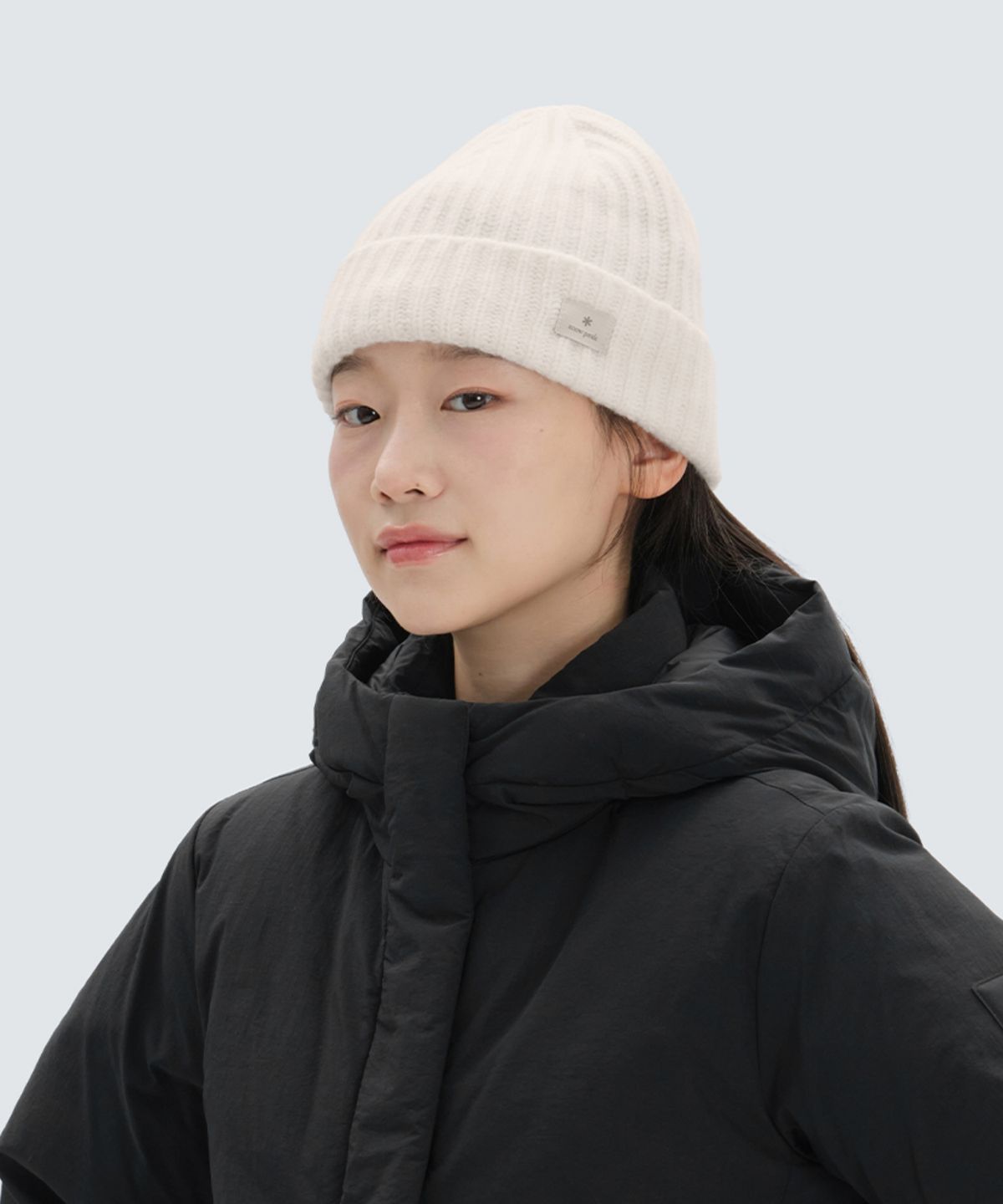 스노우피크 어패럴(SNOWPEAK APPAREL) 프리미엄 비니 (S24WWFKC60) Ivory