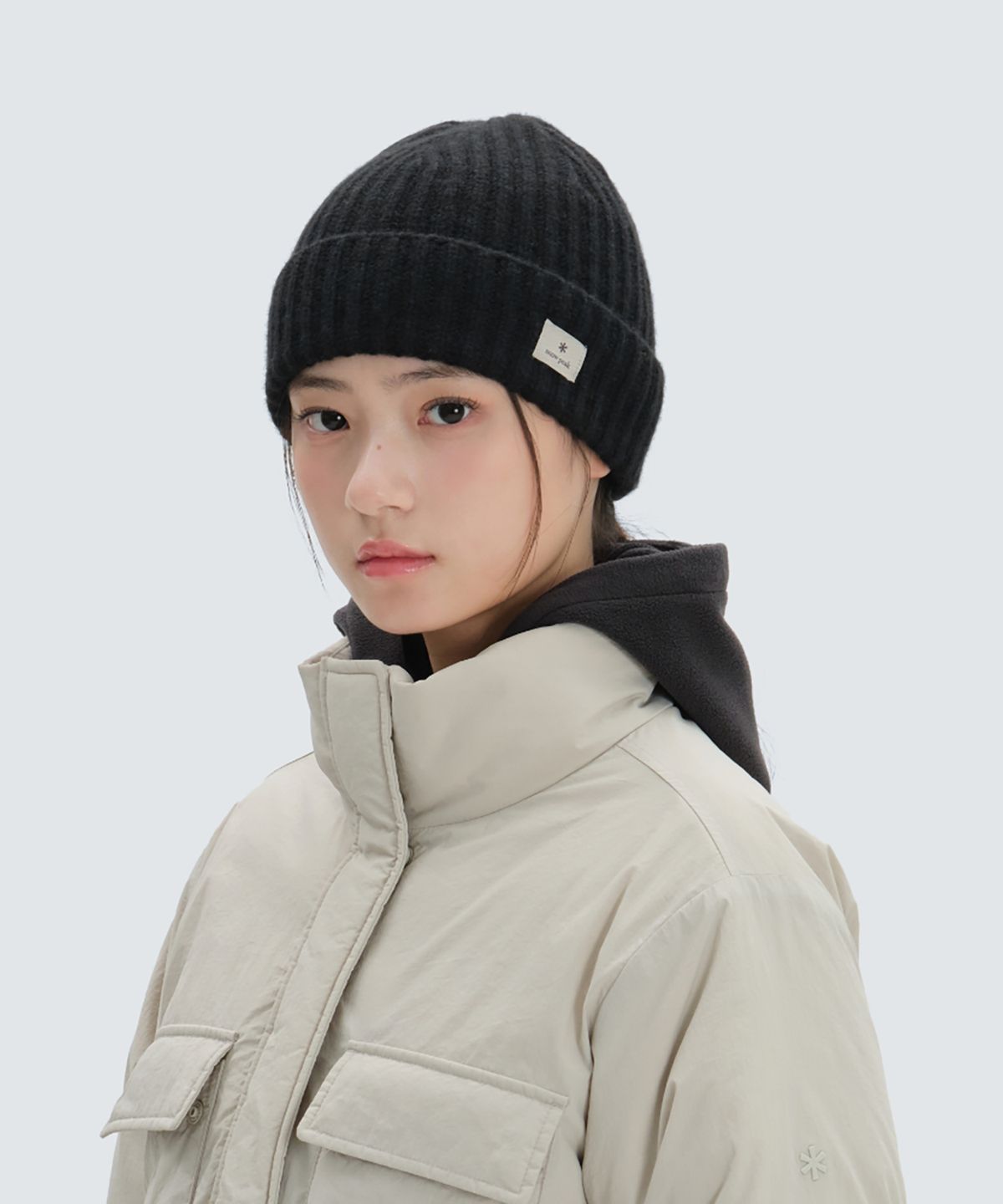 스노우피크 어패럴(SNOWPEAK APPAREL) 프리미엄 비니 (S24WWFKC60) Black