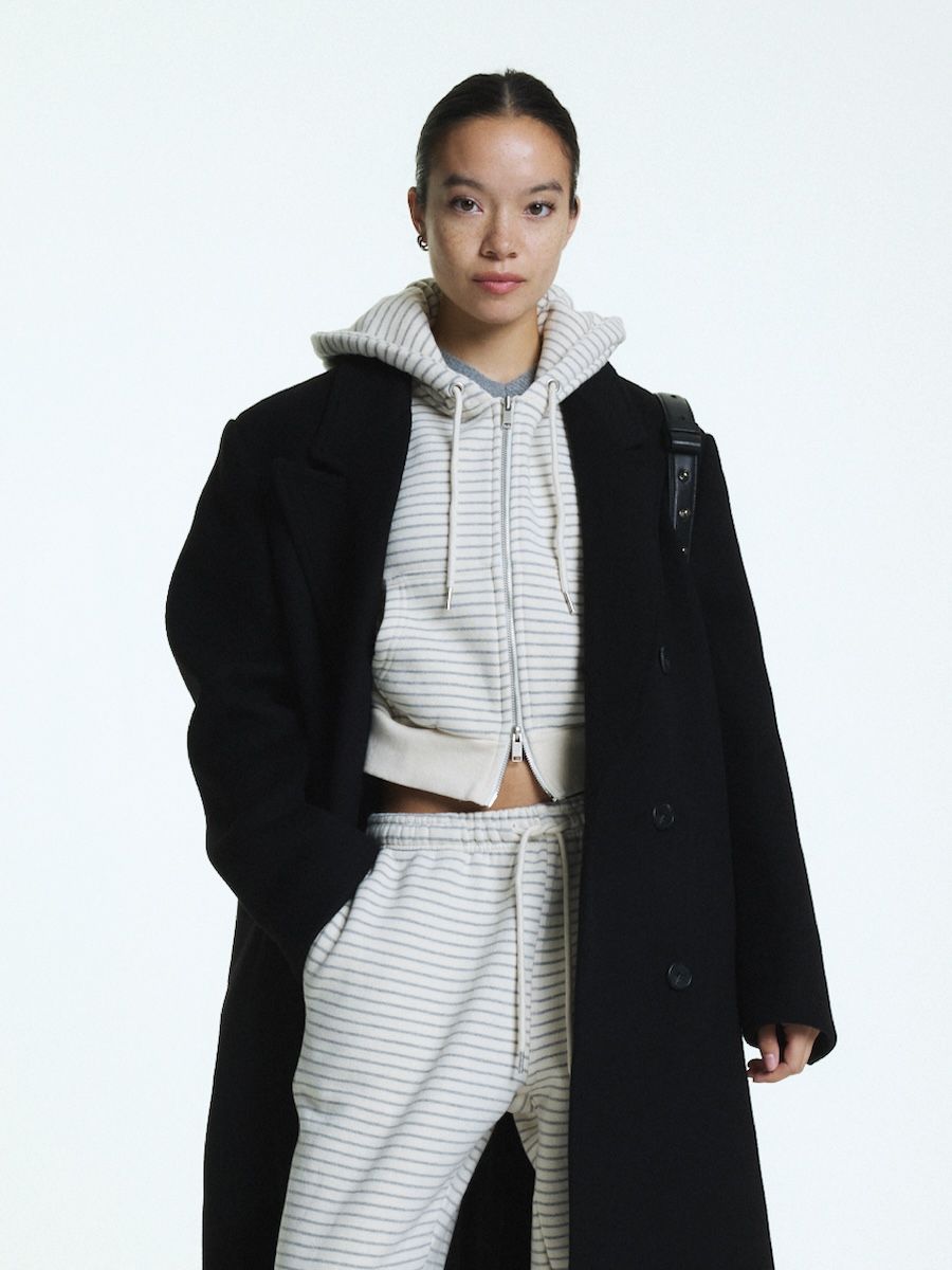 ★GLOWNY★ G CROP ZIP UP STRIPE MUSINSA | GLOWNY G CROP ZIP UP (STRIPE)