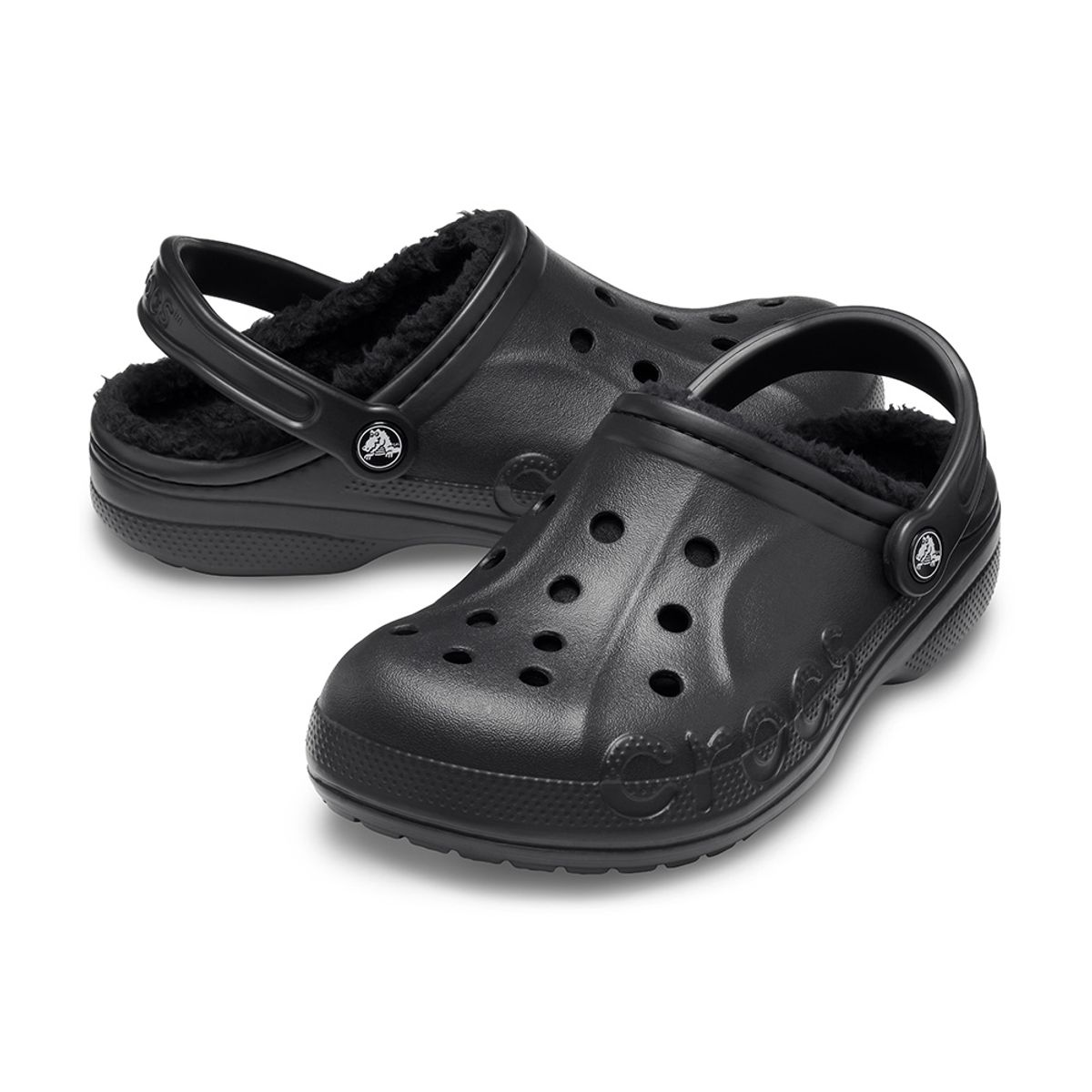 크록스(CROCS) 공용 바야 라인드 클로그 BK (24FUCL205969)