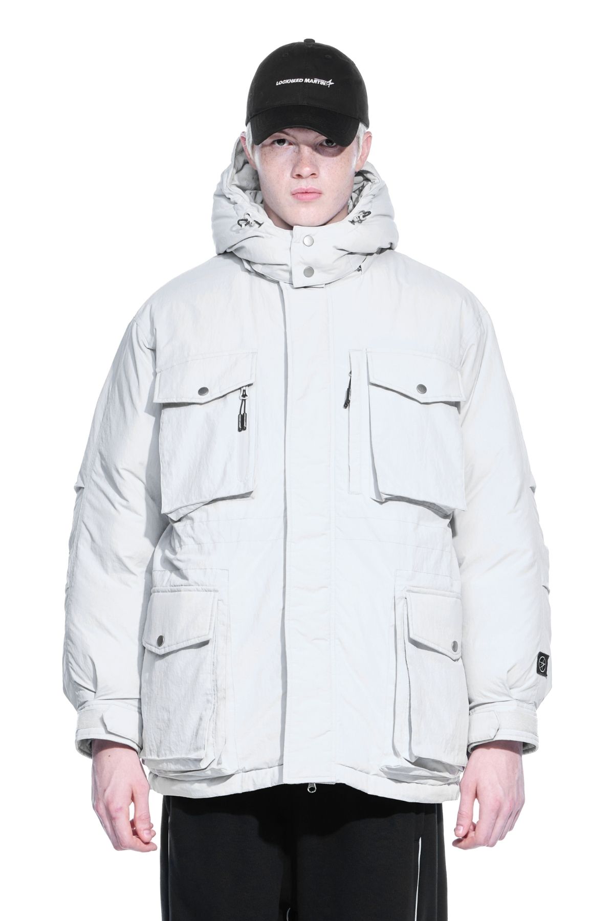 록히드마틴(LOCKHEED MARTIN) LM HIKER 4 POCKET DUCK DOWN JUMPER (GREY)