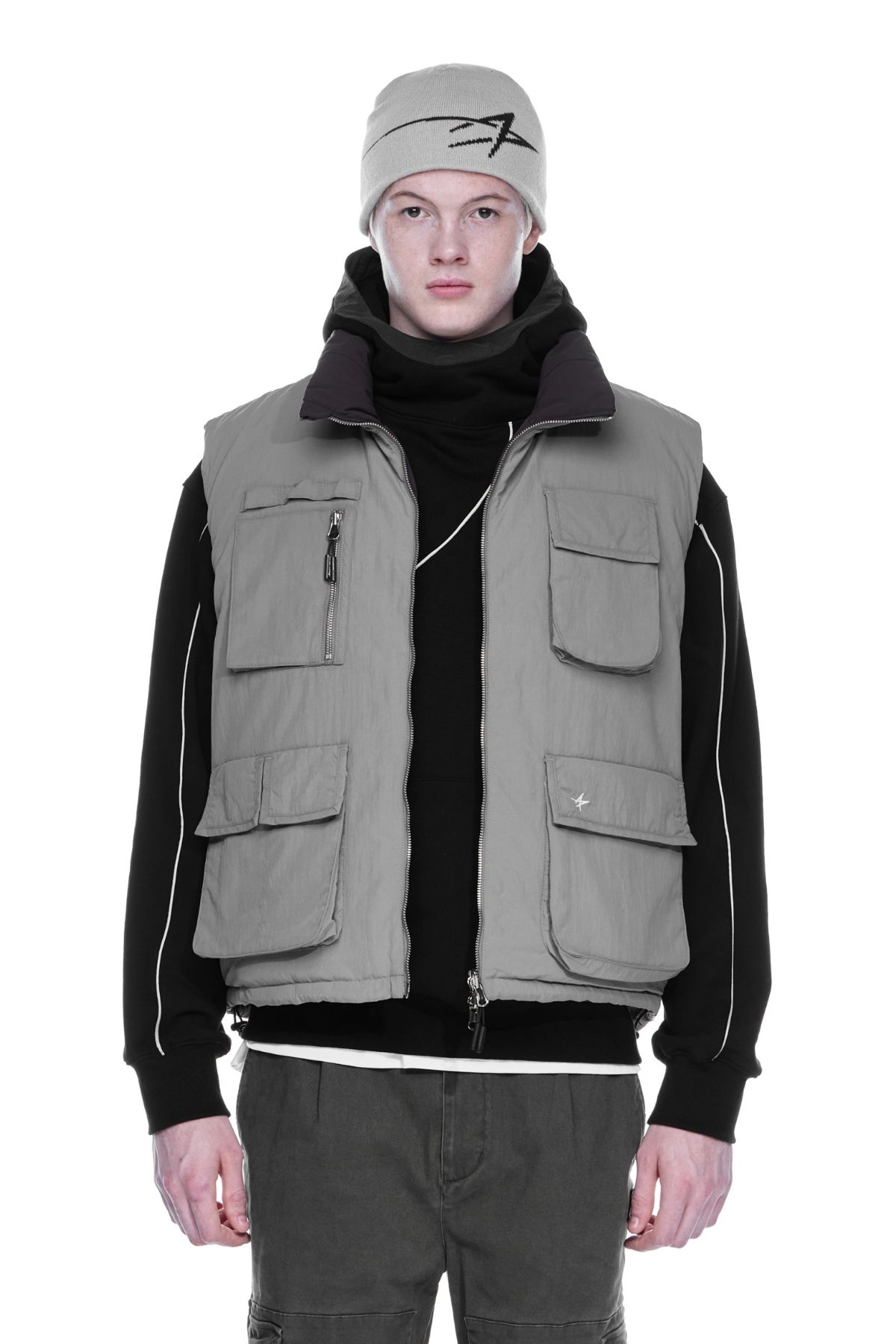 록히드마틴(LOCKHEED MARTIN) LM REVERSE DUCK DOWN VEST (KHAKI)