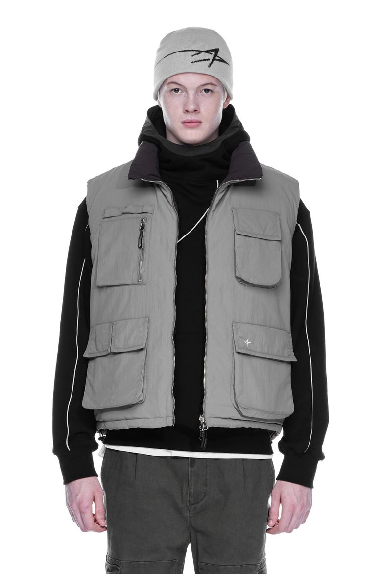 LM REVERSE DUCK DOWN VEST (KHAKI)
