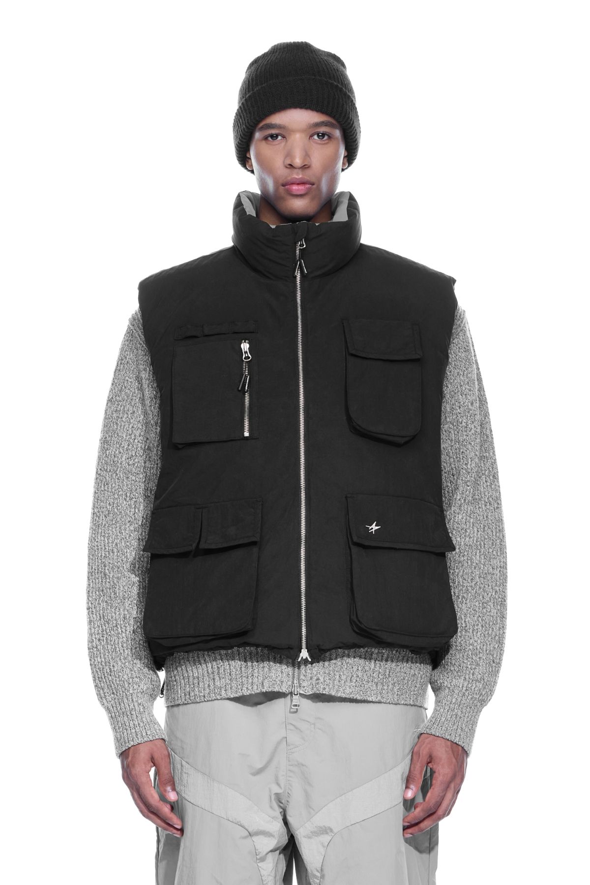 록히드마틴(LOCKHEED MARTIN) LM REVERSE DUCK DOWN VEST (BLACK)