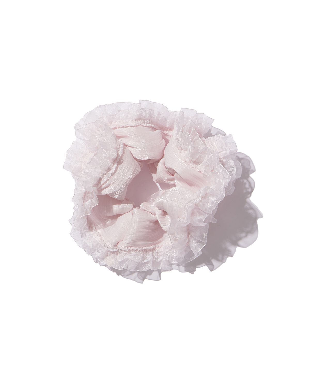포그던(FOGDAWN) Glitter Lace Scrunchie (pink)