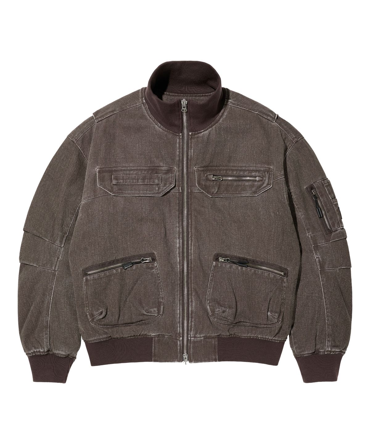 록히드마틴(LOCKHEED MARTIN) LM WASHED COTTON TANKER JACKET (BROWN)