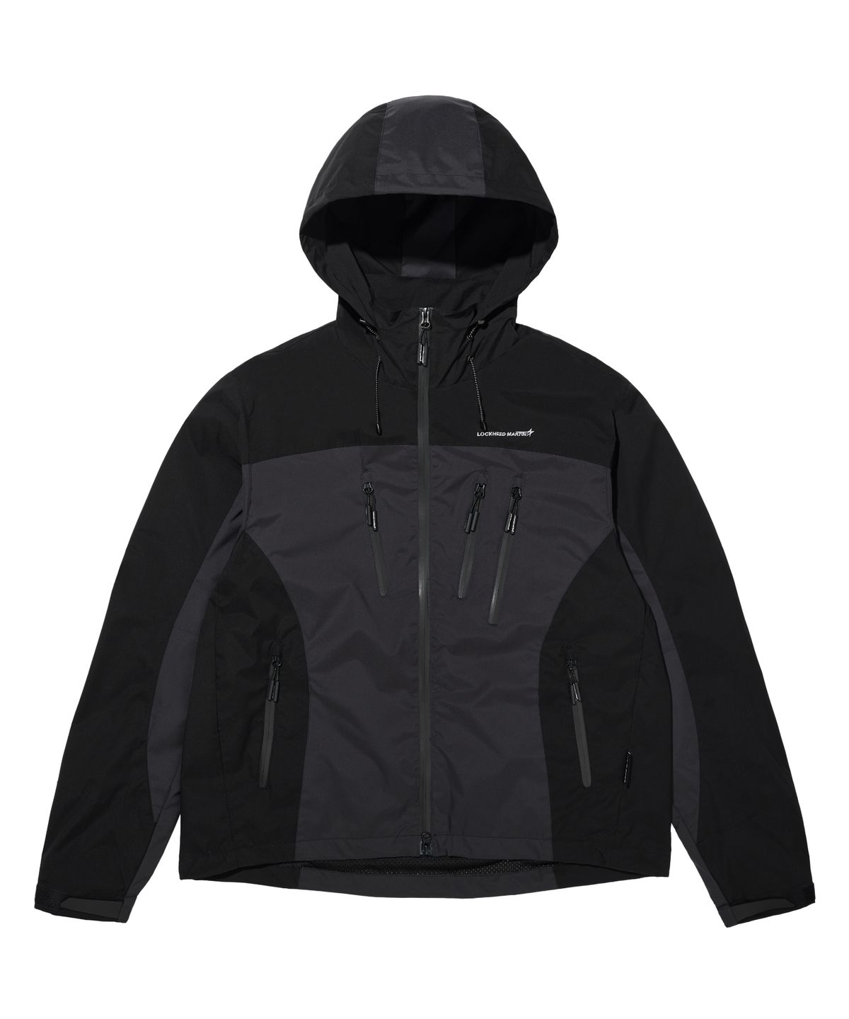 록히드마틴(LOCKHEED MARTIN) LM COLOR BLOCK SHIELD SHELL JACKET (BLACK)
