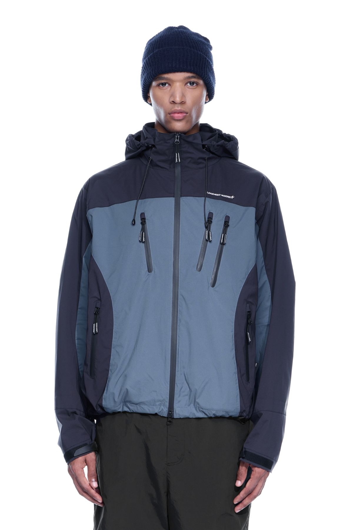 록히드마틴(LOCKHEED MARTIN) LM COLOR BLOCK SHIELD SHELL JACKET (CHARCOAL)