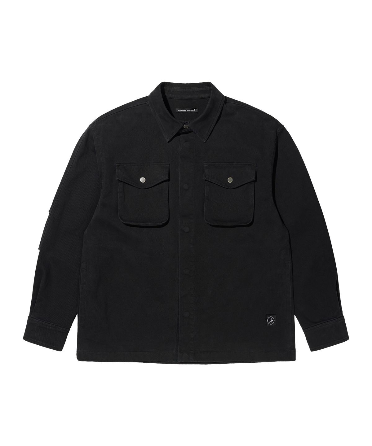 록히드마틴(LOCKHEED MARTIN) LM COTTON WASHING SHIRT JACKET (BLACK)