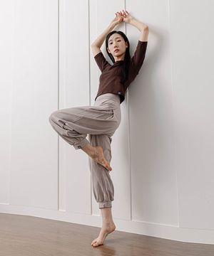 여성요가복 사이드 디테일 팬츠 5PP4572