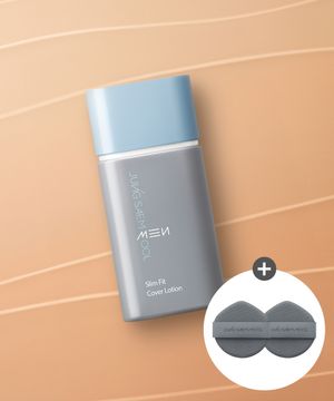 정샘물 맨 슬림핏 커버 로션 (맨 퍼프 2P 증정)