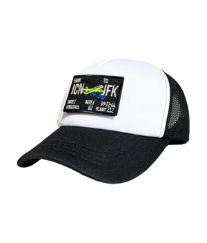 벨크로 트러커 매쉬 캡_화이트