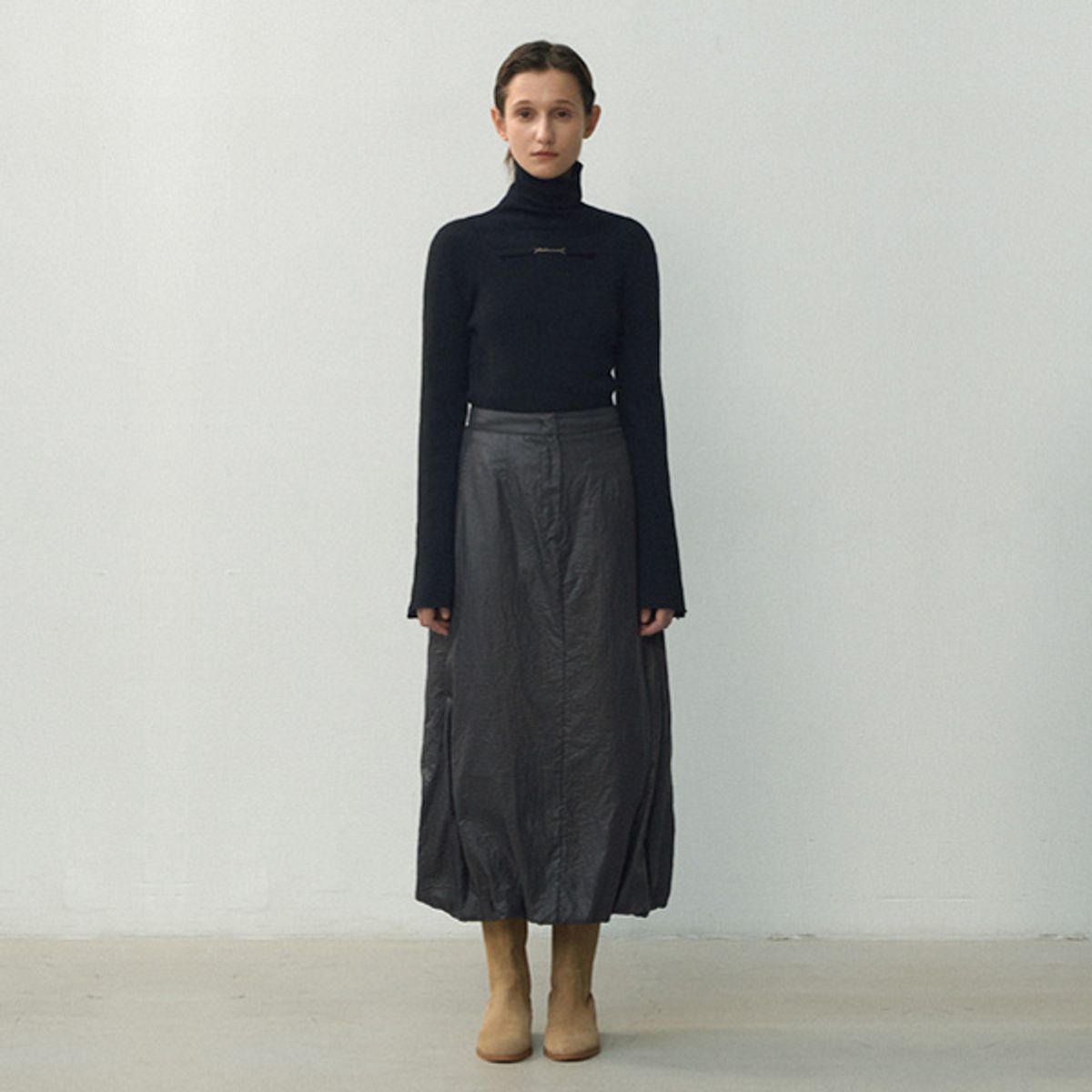 아틀리에 나인(ATELIER NAIN) PADDING LONG MAXI SKIRT(SK-4968)